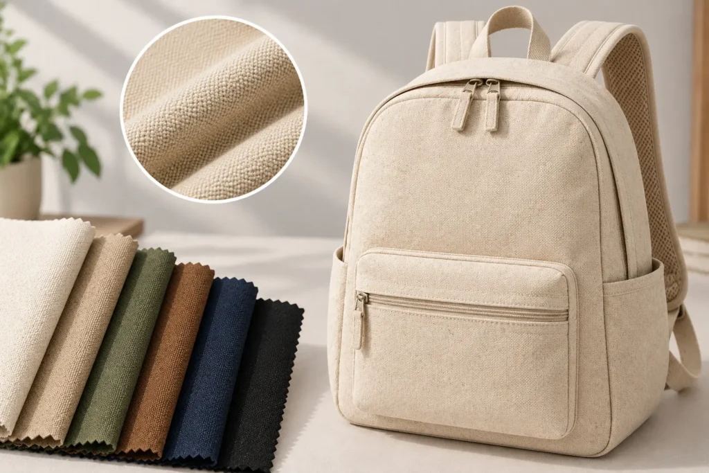 Canvas Backpacks construction reference