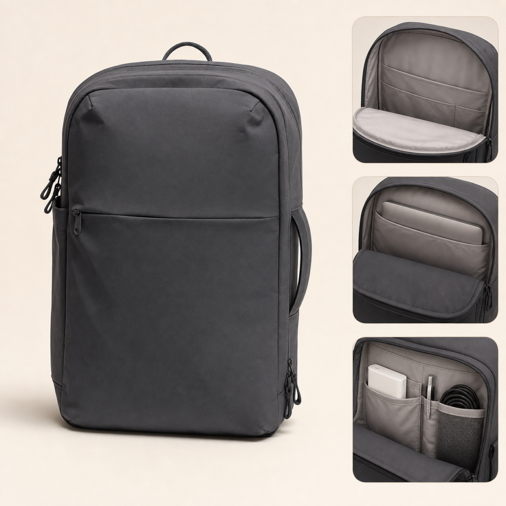 Backpack manufacturing: compartments