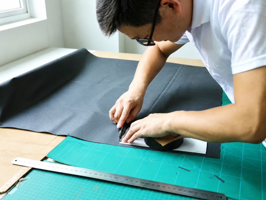 Backpack manufacturing: cutting