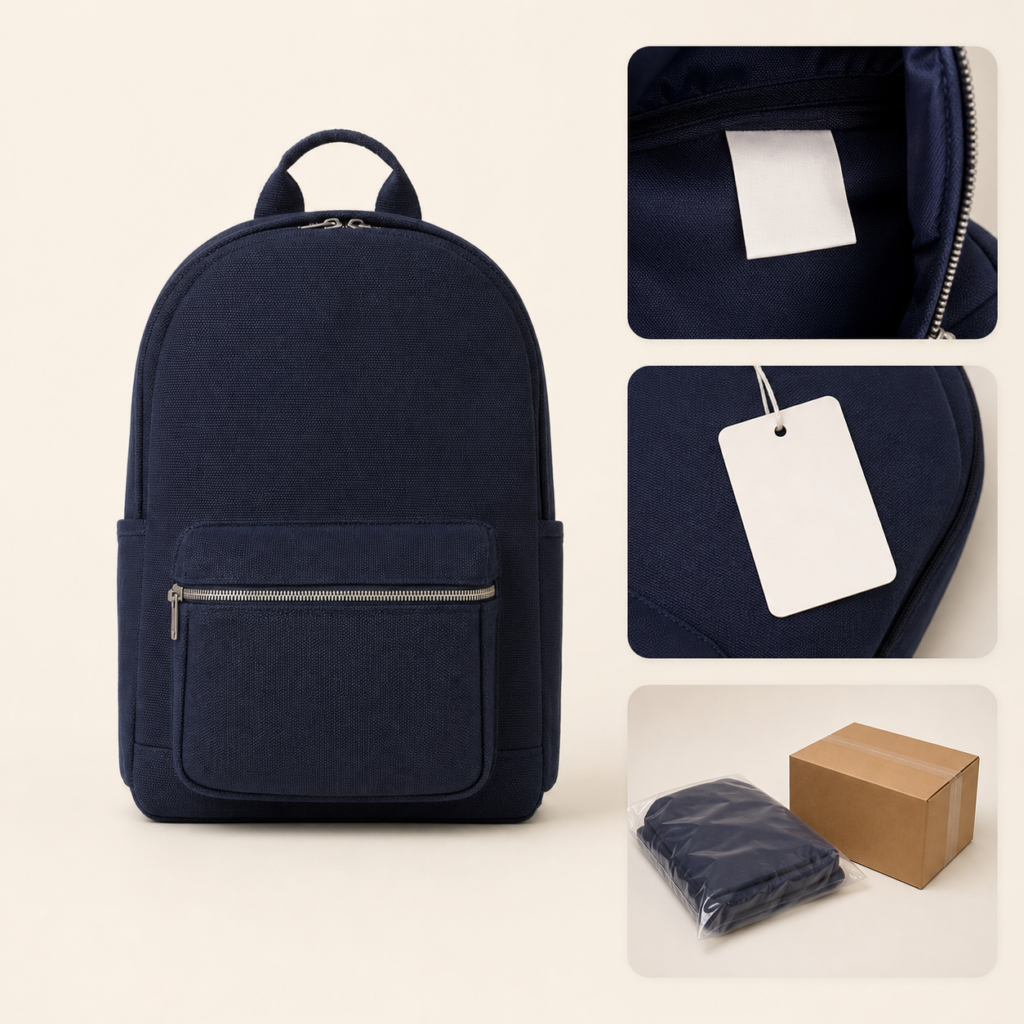 Backpack manufacturing: packing