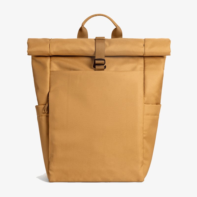 Recycled Fabric Roll Top Backpack product view